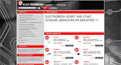 Desktop Screenshot of electrobron.be